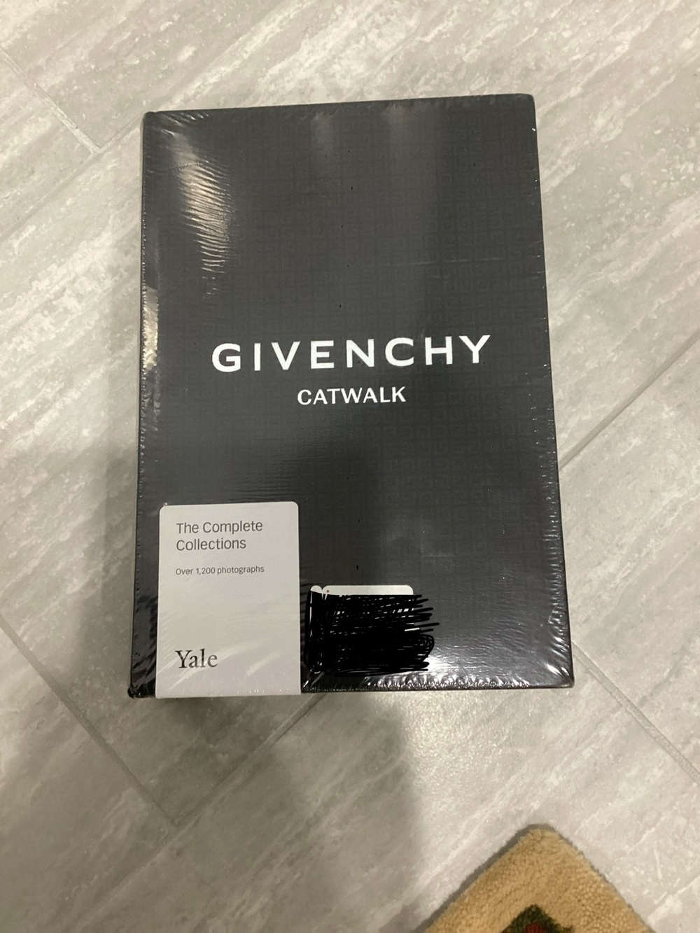 Givenchy Catwalk Hardcover Book - Black with White Text